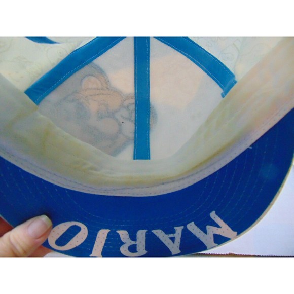 Super Mario Bros Fitted S/M Small Medium Baseball Hat Cap Brand New Flat Bill - Picture 10 of 11